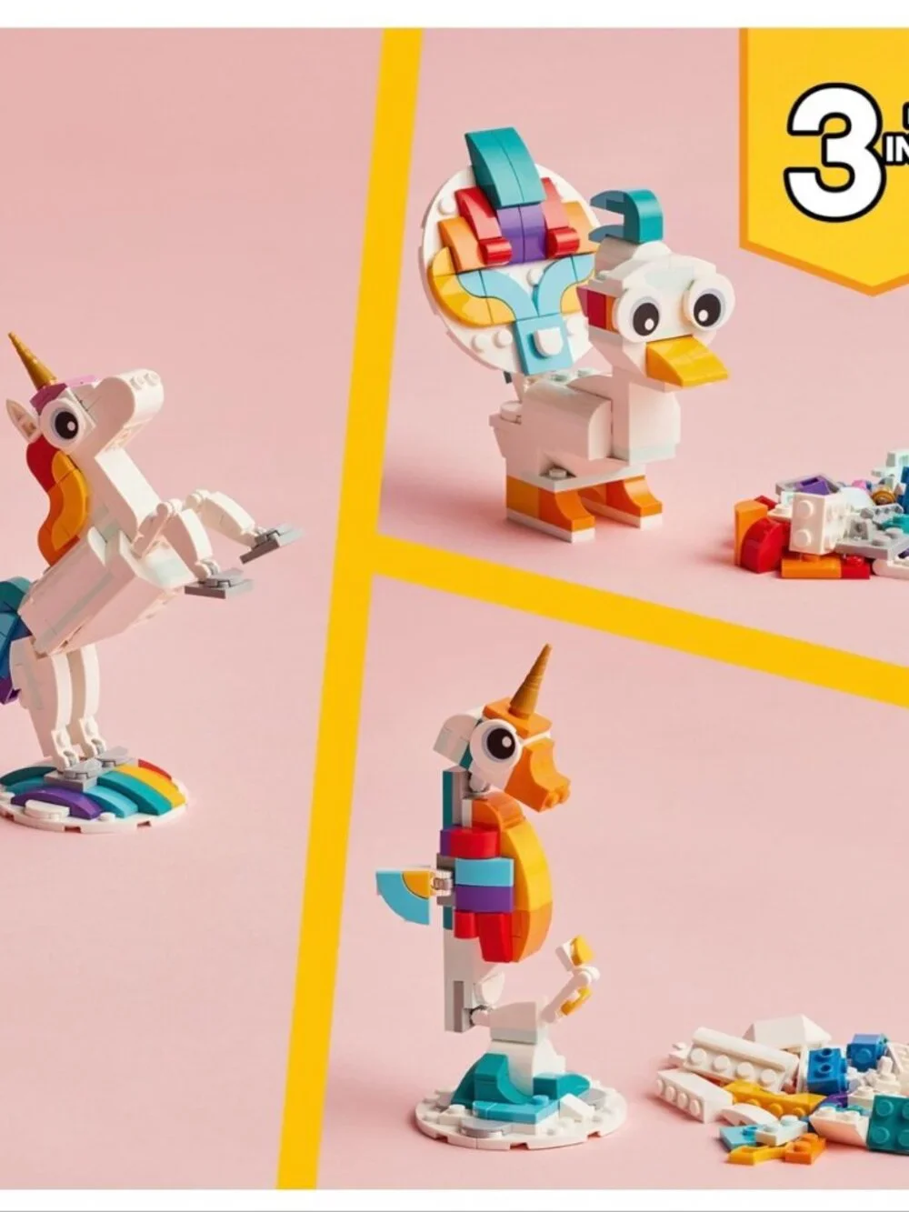 LEGO Creator 3-in-1 Magical Unicorn 31140 | New & Sealed